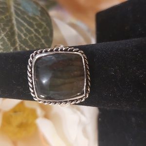 Laboradorite Gemstone Ring  - Size 7